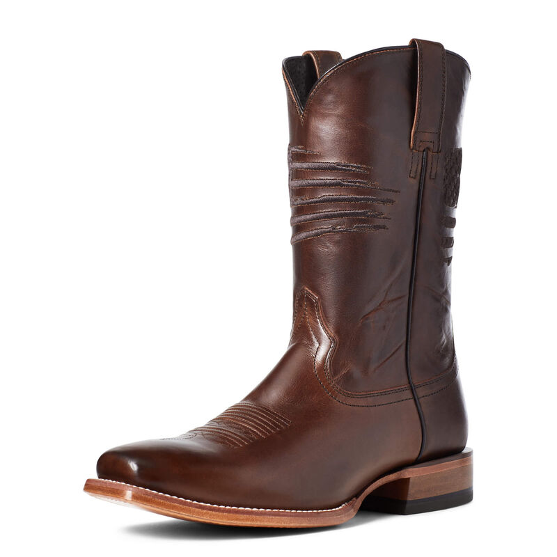 Ariat Westernstiefel Herren - Circuit Patriot Square Toe DunkelBraun ( OZTQS-8356 )